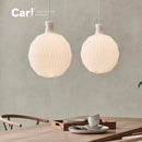 Retro Origami Pleated Chandelier for Children's Room by Ljojo