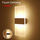 Ljojo LED Wall Lamp | Motion Sensor Switch | Acrylic Night Light for Bedroom