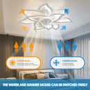 Ljojo Lotus Electric Fan French Luxury Ceiling Lamp