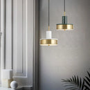 Ljojo Marble Copper LED Pendant Light - Modern Living Room Chandelier