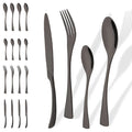 Ljojo 20-Piece Gold Stainless Steel Flatware Cutlery Set