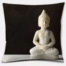 Buddha Zen Stone Flower Pillow Case for Home Office Decor Sofa Cushion Cover.