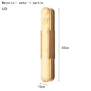 Ljojo Marble LED Wall Light in Copper Finish for Bedroom, Stair, Aisle, Dining Room & Parlor