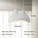 Ljojo Minimalist Pendant Light: Nordic Japanese Style, Soft Warm Glow for Dining Table & Bedroom