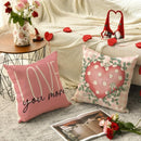 Ljojo Love Leaf Pattern Pillowcase: Sweet & Romantic Home Decor