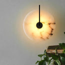 Ljojo Marble LED Sconce: Modern Stone Wall Light for Home, Hotel, Bathroom