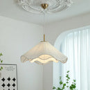 Nordic Fabric Led Chandelier Modern White E27 Pendant Lights - Ljojo
