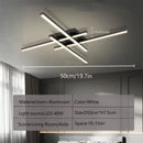 LED Ceiling Light Minimalist Long Line 30/40/50cm for Bedroom Living Room Illumination by Ljojo
