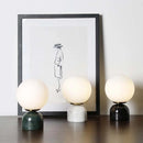 Ljojo Marble Glass Table Lamp - Nordic Modern Green Living Room Bedroom Study Lamp