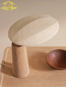 Japanese Wabi-sabi LED Wood Desk Lamp Minimalist Zen Art Decor Ljojo