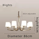 LED Ceiling Pendant Lamps Glass Chandeliers for Living Dining Room by Ljojo