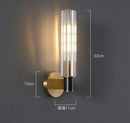 LED Iron Wall Lamp Modern Glass Sconces Golden Light Fixture by Ljojo