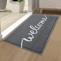 Ljojo Low Profile Welcome Mat - Indoor & Outdoor Non-Slip Door Mat