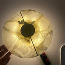 Alabaster Marble Wall Sconce Modern Gold for Bedroom Living Room Decoration by Ljojo