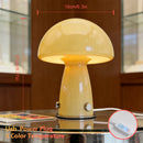 Glass Mushroom Table Lamp Nordic Style - Ljojo Ambiance Nightlight Bedside Ornament