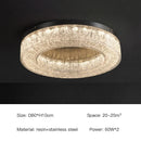 Ljojo Luxury Modern LED Crystal Ceiling Hotel Restaurant Hanging Lamp - Home Decor Lighting