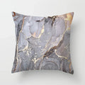 Ljojo Marble Ocean Sea Pattern Polyester Throw Pillow Cover - Home Sofa Decor
