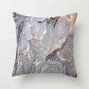 Ljojo Marble Ocean Sea Pattern Polyester Throw Pillow Cover - Home Sofa Decor