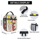 Ljojo Mickey and Minnie Insulated Lunch Bag - Portable Thermal Food Cooler