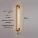 Ljojo Crystal Bubble Wall Light Modern LED Fixture for Bedroom Living Room Home Decor