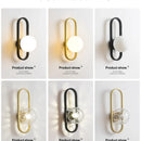 Ljojo Minimalist LED Glass Wall Sconce for Bedroom and Living Room