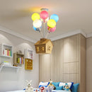 LED Balloon Ceiling Light Cartoon Kids Dreamy Decorative Men's Room Ljojo