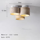 Ljojo Marble Ceiling Light for Bedroom, Stairs, Dining Room - E27 Bulb - 110-240V