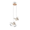 Crystal Butterfly Pendant LED Lamp for Bedroom Decor by Ljojo - Elegant Indoor Lighting Fixtures