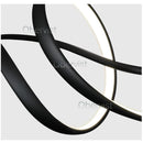 Ribbon Shape LED Chandelier - Modern Aluminum Design for Living Room by Ljojo
