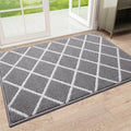 Ljojo Low-Profile Indoor Doormat Washable Absorbent Resist Dirt Non Slip Entryway Mats