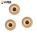 Modern Natural Stone Wall Light Sconce Dark Wood 25cm Atmosphere Lamp by Ljojo for Foyer Dining Bedroom