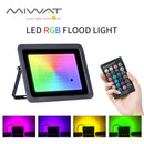 Ljojo™ RGB LED Flood Light 100W 50W 30W 20W IP68 Waterproof Outdoor Spotlight
