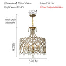 Ljojo Modern Crystal Chandelier LED Lighting for Bedroom Living Room French Romantic Pendant Light