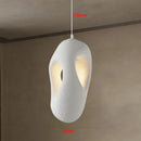 Ljojo Irregular Resin LED Hanging Lamp Wabi-sabi Nordic Creative Home Decoration LED