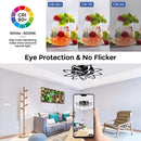 Ljojo Lotus LED Ceiling Lamp - Dimmable Warm/Cold Light, Remote Control, Decorative Art Lighting