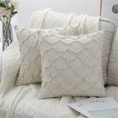 Ljojo Linen Striped Pillow Cover 50x50cm - Soft & Stylish Decorative Case