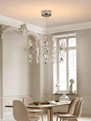 French Luxury Green Crystal Chandelier | Romantic LED Pendant Light by Ljojo