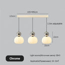 Ljojo Elegant LED Pendant Light Modern Chandelier Fixture for Bedroom Dining Room