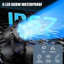 Ljojo™ RGBW LED Par Lights for Disco Party Bar Club Wedding