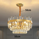 Ljojo Luxury Crystal Chandelier Pendant Light for Living Room and Bedroom