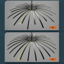 Ljojo 24-Head LED Chandelier Ceiling Lamp Aluminum Strip Lighting