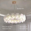 Ljojo Luxury Colorful Glass LED Pendant Lights French Modern Living Room Hanging Lamp
