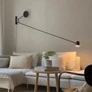 Adjustable Swing Arm Wall Lamp for Living Room and Bedroom by Ljojo
