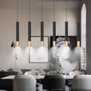 Crystal Chandelier: Nordic Villa Indoor Lighting by Ljojo