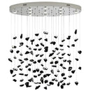 Modern Black Stone Led Pendant Lights Chandeliers for Living Room by Ljojo