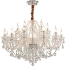 French Lustre Crystal Chandelier Living Room Decor Glass Pendant Lights - Ljojo
