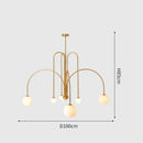 Ljojo Modern Nordic Pendant Chandelier Creative Minimalist Home Lighting
