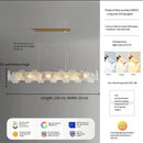 Ljojo Luxury Glass Crystal Chandelier for Living Room, Bedroom, and Study