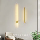 Nordic Long Line Led Wall Lamp Modern Minimalist Home Decoration by Ljojo
