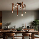 Italian Minimalist LED Chandelier Lighting for Living Room Stairwell by Ljojo